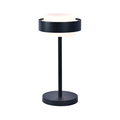 Puleggia Tafellamp Creme en Zwart