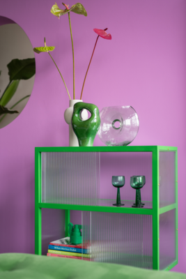 HKliving wijnglas the Emeralds hoog (set van 4)