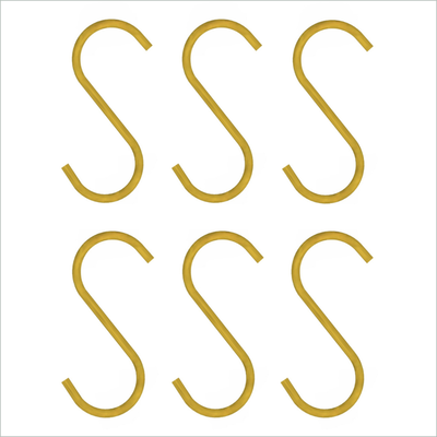 S-haakjes - set van 6