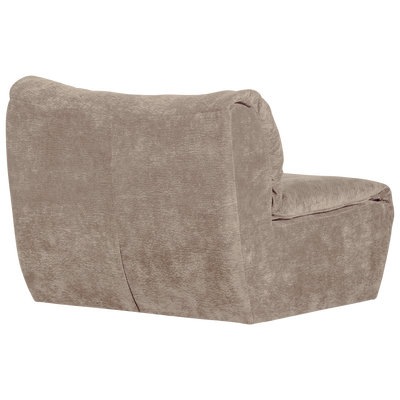 Baggy 1-zits element geweven chenille oudroze