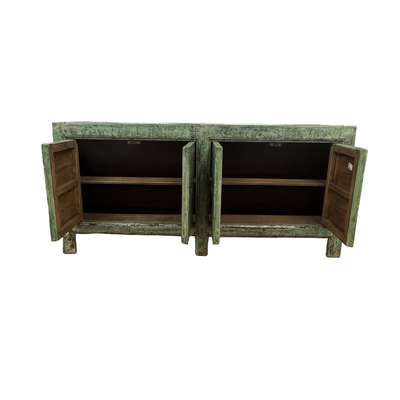 dressoir 4deur groen uniek