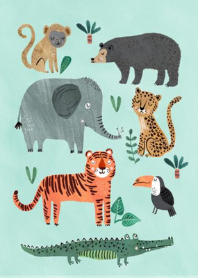 Kinderkamer poster Jungle