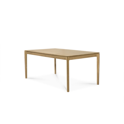 Ethnicraft - Tafel Bok - uitschuifbaar - eiken/zwart eiken
