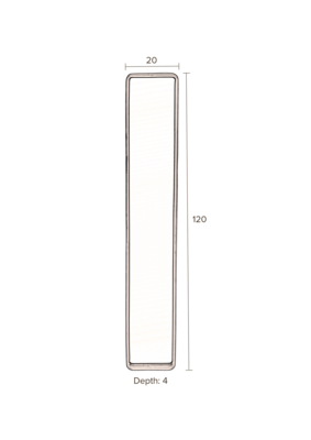 Dutchbone Blackbeam mirror