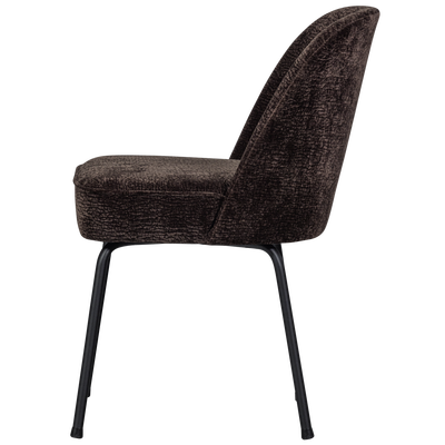 Vogue eetkamerstoel structure velvet brass