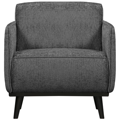 Statement fauteuil met arm chenille velvet perzikroze