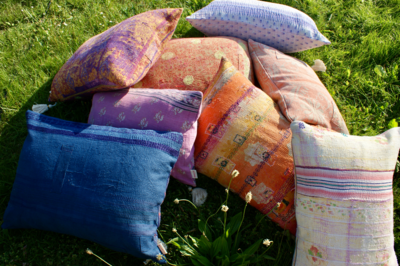 Kussen Kantha vintage 50x70 cm