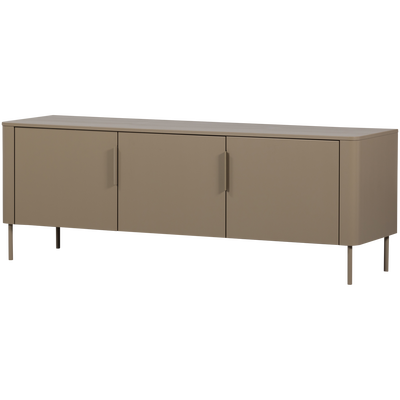 Gunnar tv meubel 154 cm grenen mud [fsc]