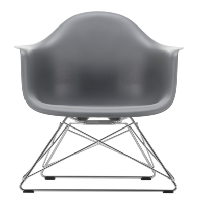 Vitra loungestoel Eames LAR chroom onderstel