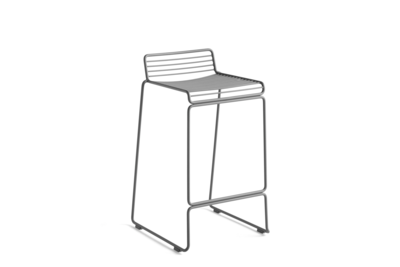 HAY barkruk Hee Bar Stool low Low | Asphalt Grey