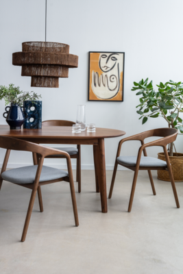 Eetkamerstoel Ruby walnut