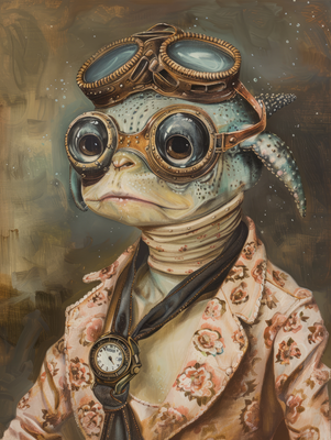 Canvas schilderij van een zee-egel