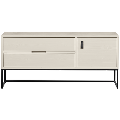 Silas tv meubel 120 cm grenen dust [fsc]