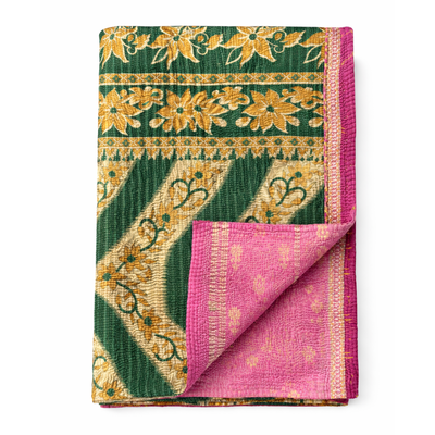 Vintage kantha plaid 