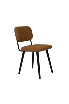 CHAIR JAKE OCHRE BOUCLÉ