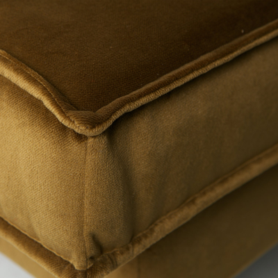 Rodeo daybed links structure velvet brass