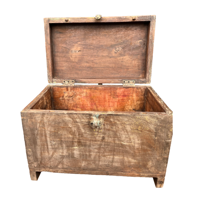 Oude opbergkist uniek item