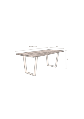 Dutchbone eettafel Aka