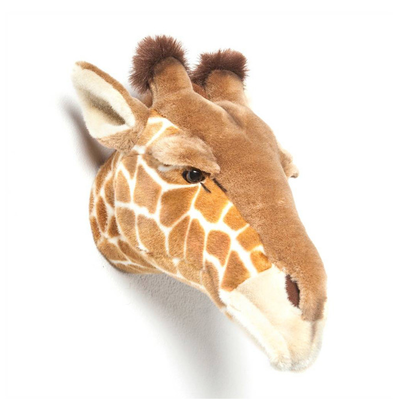 Pluche dierenkop giraffe Ruby
