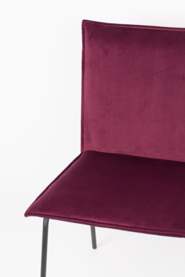 Stoel Floke velvet (set van 2)