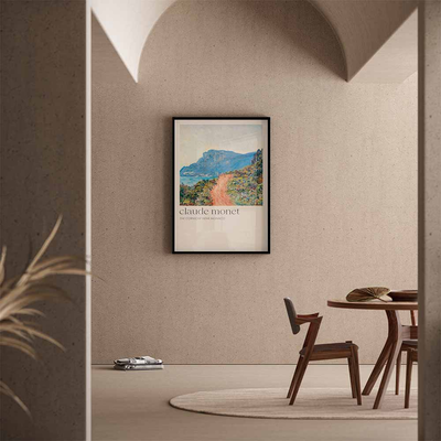 Poster Claude Monet - The Corniche near Monaco