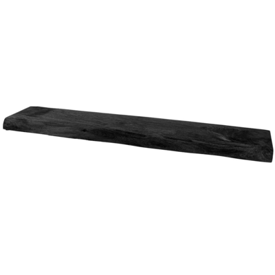 Wandplank Pure zwart mangohout