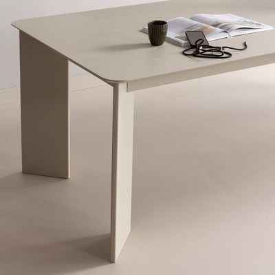 Tablo eettafel afgerond vj 240x100 cm dakargrau [fsc]