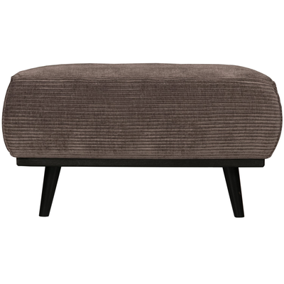 Statement hocker lichtbruin melange