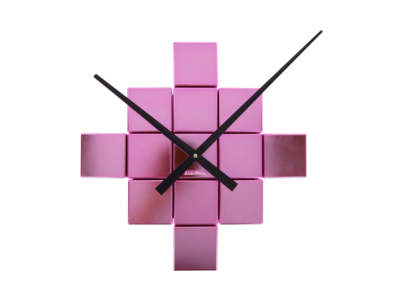 Wandklok DIY Cubic Metallic