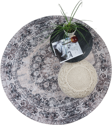 Vloerkleed Viola Antraciet rond