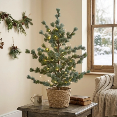 Kunst Larix boom kerst
