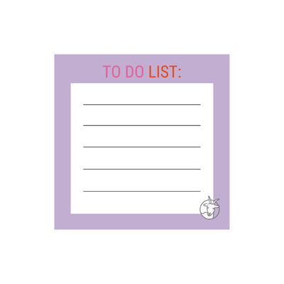 Notitieblokje - To do list
