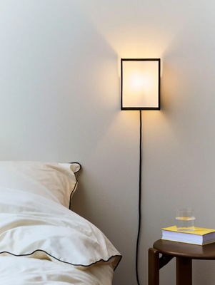 Ava Square wall lamp white