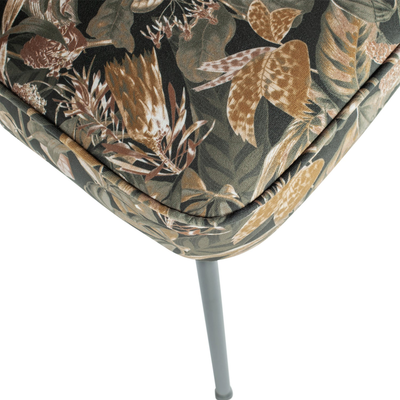 Vogue eetkamerstoel structure velvet brass