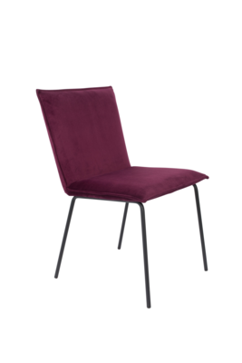 Stoel Floke velvet (set van 2)