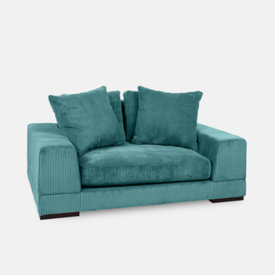 Loods 5 loveseat Mino ribfluweel