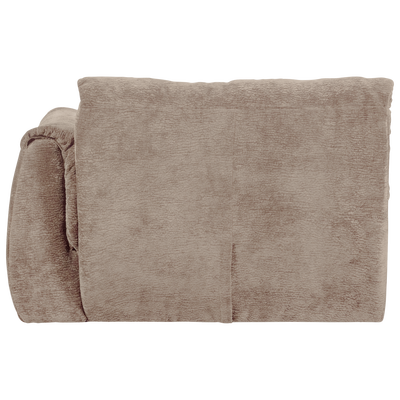 Baggy 1-zits element met arm rechts geweven chenille bruin