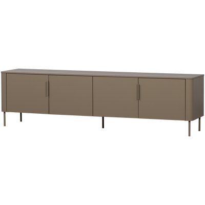 Gunnar tv meubel 200 cm grenen matzwart [fsc]