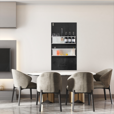 Magneetbord mat – krijtbord oudzwart