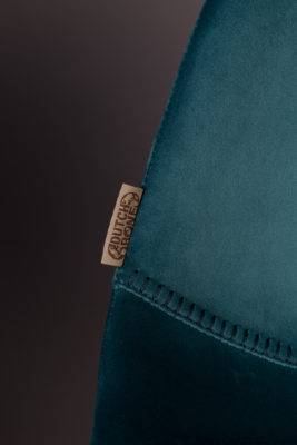 Dutchbone Franky Barkruk Velvet 80 cm - Set van 2
