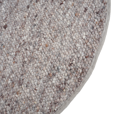 Vloerkleed Stone Bruin - Rond