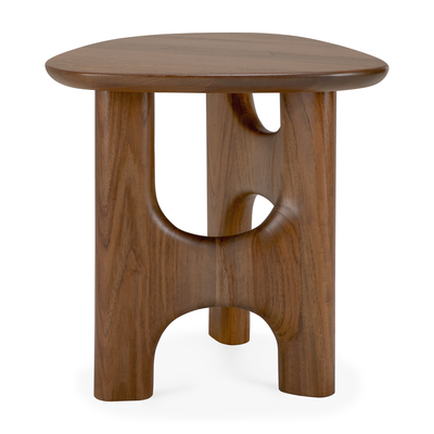 Bijzettafel Flow teak wild brown