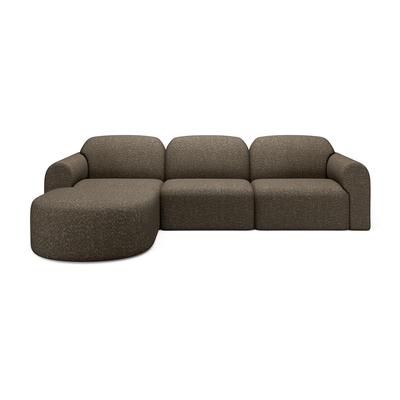 Bulky modulaire bank set - 3 seat - cedar 