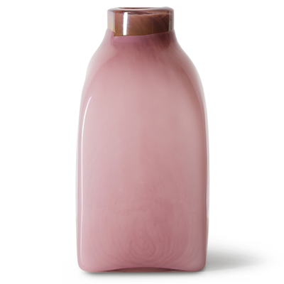 HKliving Vaas Atelier glass large pink