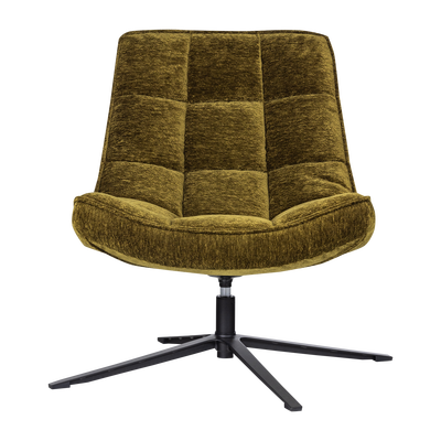 Maudi draaifauteuil chenille structuur groen