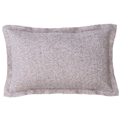 Kussen wol boucle taupe