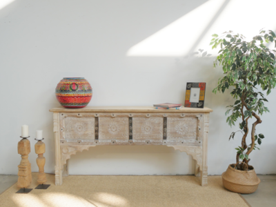 Console tafel Manasi hout