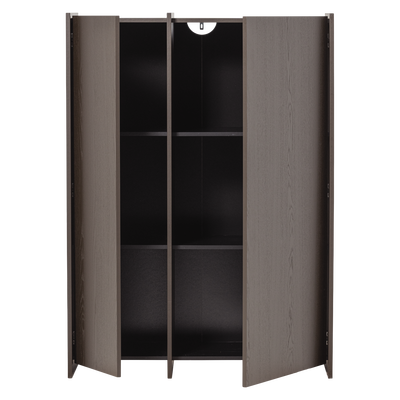 Brock 2-deurs kast essen fineer warmgrijs [fsc]
