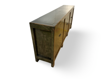 Dressoir 6 deur groen Lak