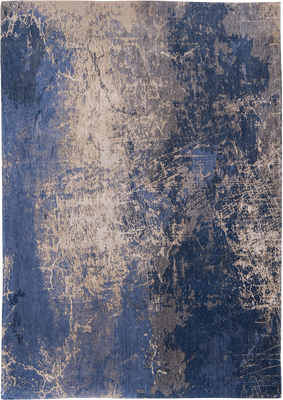 Ecorugs vloerkleed Cracks blauw